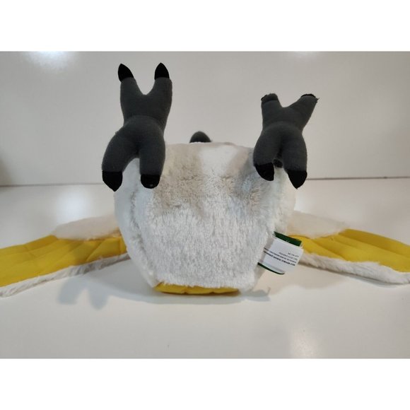 Wild Republic Cuddlekins Cockatoo Plush Stuffed Animal White Yellow 2014 12" NWT - Picture 6 of 9